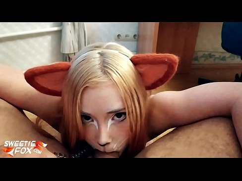 ❤️ Kitsune swallow dick agus cum ina bhéal ❤❌  Porn crua  linn ❤